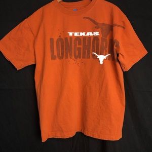 Texas Longhorns L orange logo T-shirt Texas NCAA